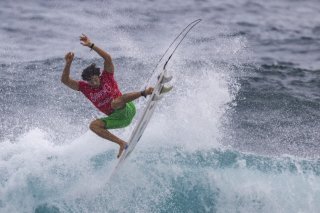 Yago Dora est le nouveau champion du monde de surf KEYSTONE/AP/ALEJANDRO GRANADILLO